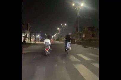 حیدرآباد کی سڑکوں پر جان لیوا کرتب کا ایک اور ویڈیو ہوا وائرل۔ویڈیو