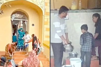 غیرمسلم خاندانوں کو مسجد سے پانی کی سربراہی