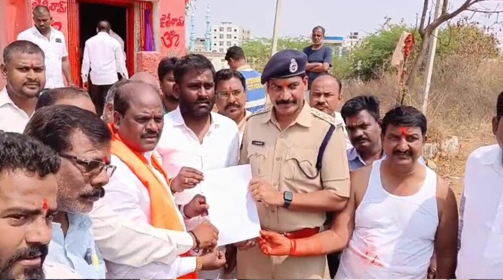 Idol desecrated at Sri Dwimukhi Hanuman Temple in Hyderabads Barkas 8 2