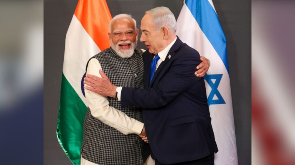 ایرانی اور اسرائیلی رہنماؤں کا دوستانہ ملاپ.