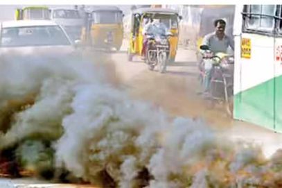 حیدرآباد میں آلودگی کی سطح میں اضافہ خطرناک