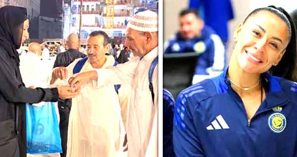 برازیلی خاتون فٹبالر اسلام قبول کرنے کی خبر، خوشگوار لمحات اور مذہبی تبدیلی کی تصویر.