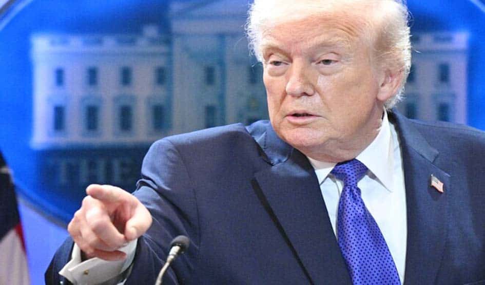 امریکی صدر ڈونلڈ ٹرمپ کا سخت موقف، سیاسی بیان.