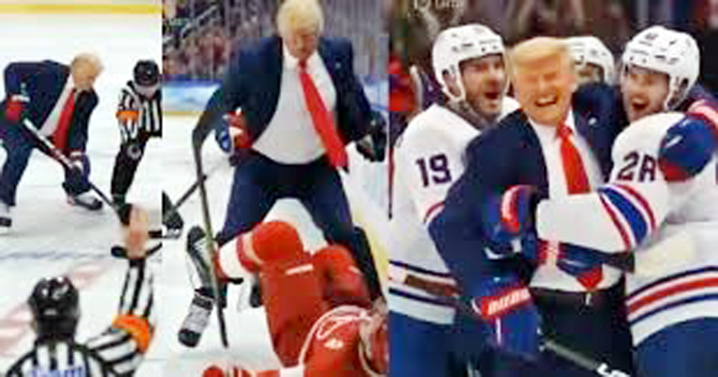 ہاکی کھیلتے ہوئے کھلاڑی.