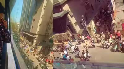 ایمرجنسی صورتحال میں شہریوں کی نقل و حرکت، ہجوم اور امدادی سرگرمیاں.