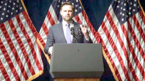 وینس مشرق وسطیٰ میں کسی طویل جنگ کے خلاف آواز بلند کر رہے ہیں، امن کی اہمیت پر زور دیتے ہوئے۔.