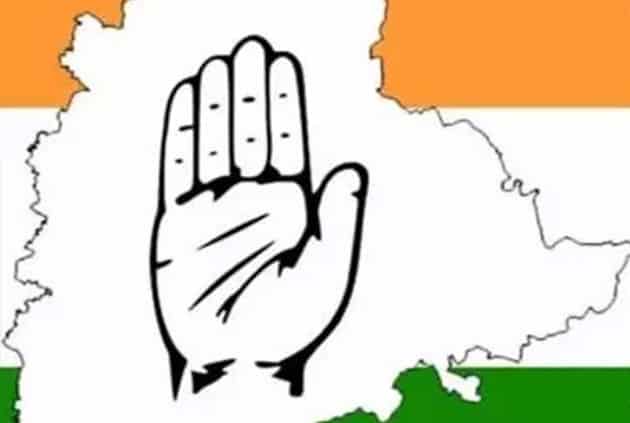 ہندوستانی جھنڈے کے ساتھ ہاتھ کا نشان، سیاسی اور انتخابی علامت.
