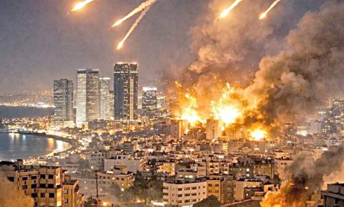 امریکہ ،اسرائیل کا ایران پر بڑا حملہ،جواب میں تل ابیب پر خیبرشکن میزائل داغے گئے