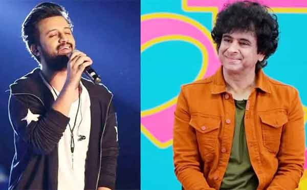 گلوکار کا اسٹوڈیو میں پرفارمنس، خوش اور پر اعتماد.