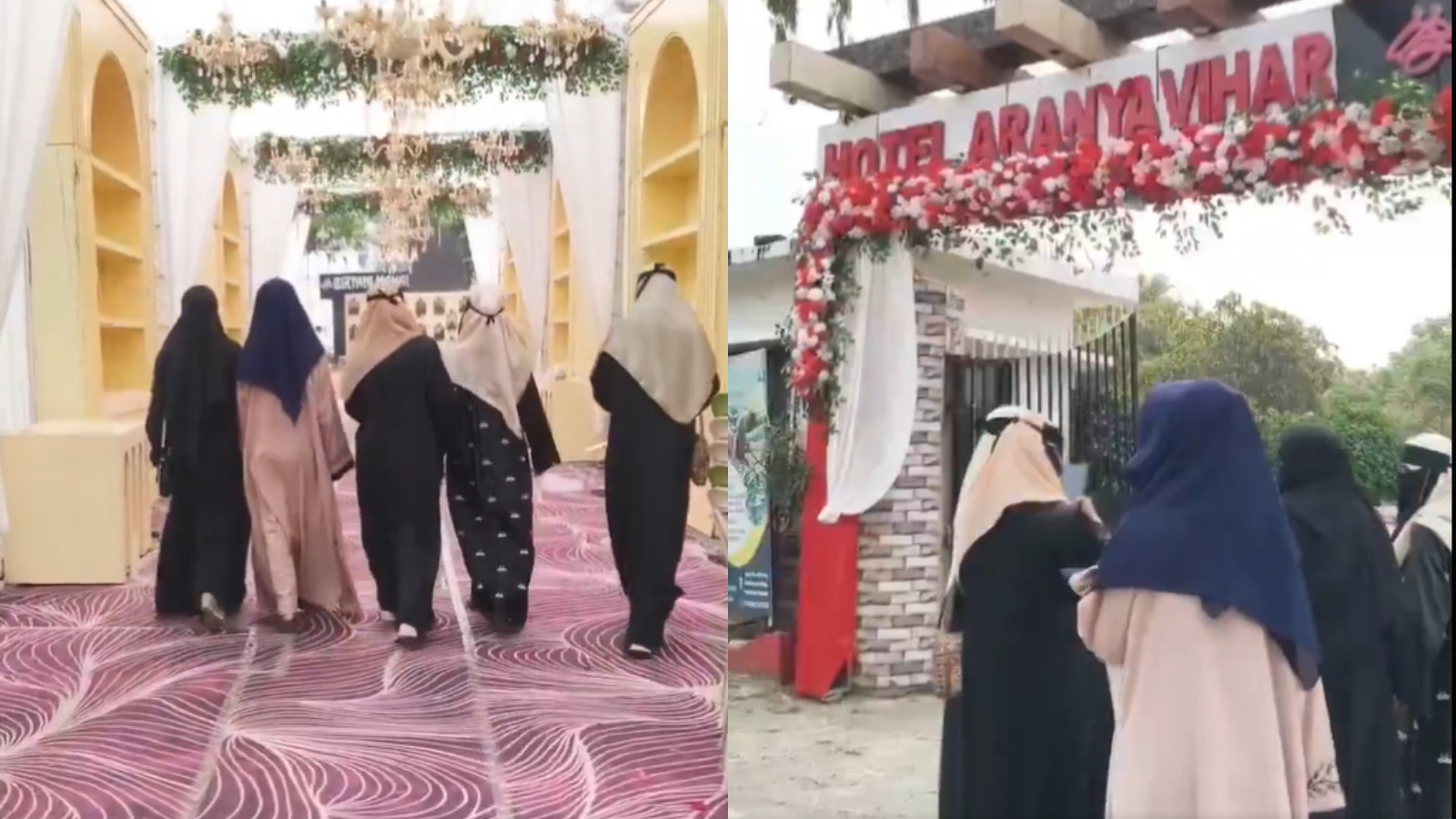 ایونٹ میں خواتین مہندی آرٹسٹوں کی توہین، حجاب نہ اتارنے پر احتجاج.