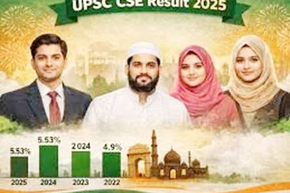 یو پی ایس سی امتحان میں جملہ 53 مسلم امیدوار کامیاب