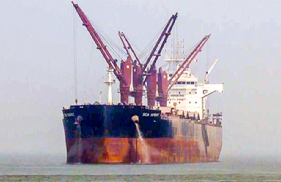 ایس ایس اے اسپریڈ شپ، سمندر میں سفر کرتا ہوا.