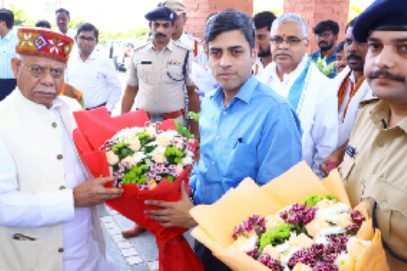 گورنر شیو پرتاپ شکلا کا دورہ یادگیری گٹہ