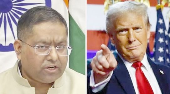 ٹرمپ نے مخالف ہند تبصرے کو سوشیل میڈیا پر شئیرکیا