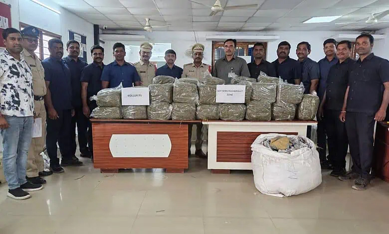 منشیات کی اسمگلنگ کے خلاف کارروائی، پولیس نے بھاری مقدار میں منشیات برآمد کی.