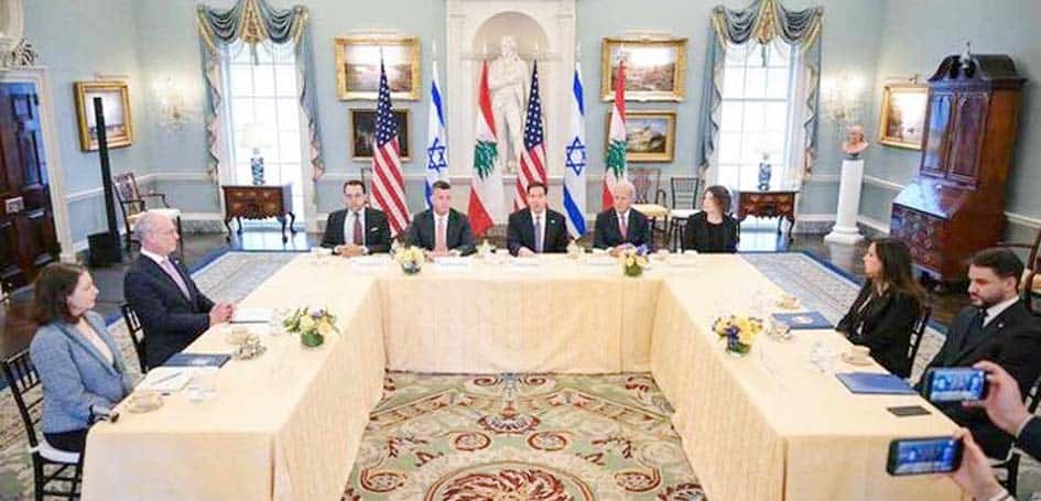 امریکی اور اسرائیلی رہنماؤں کا اہم اجلاس، سفارتی ملاقات.