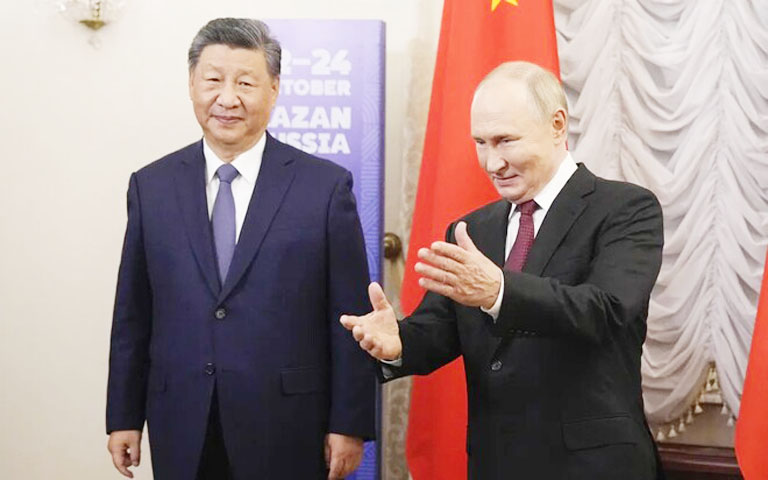 چینی اور روسی رہنماؤں کی ملاقات، دو طرفہ تعلقات.