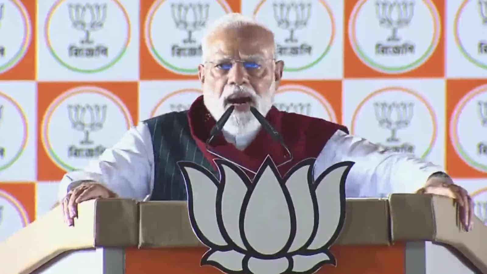 مودی کا ٹی ایم سی پر تنقید، مغربی بنگال میں ثقافتی تبدیلی.