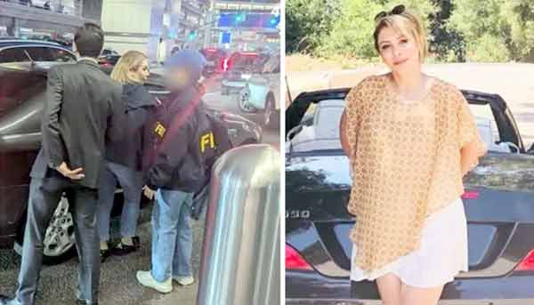 ایمبیولینس اور پولیس کے ساتھ خواتین.