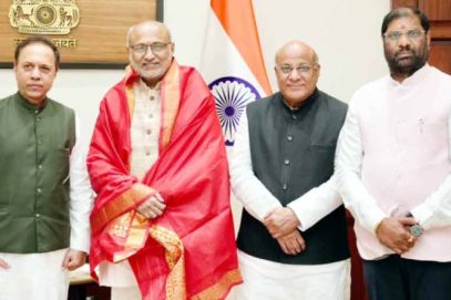 کے آر سریش ریڈی کی صدرنشین راجیہ سبھا سے الوداعی ملاقات