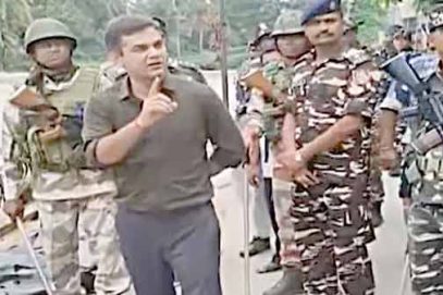 اگر بدمعاشی کی ….. پولیس عہدیدار کی ٹی ایم سی امیدوار کو دھمکی