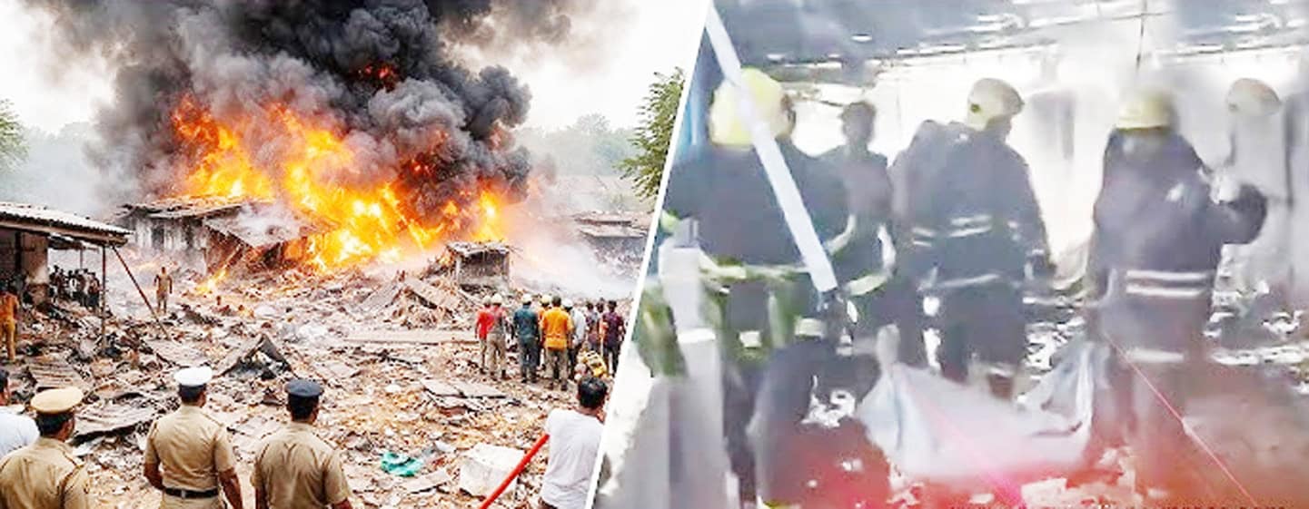 پٹاخہ فیکٹری میں دھماکہ، 23 افراد ہلاک، امدادی کارروائیاں جاری.