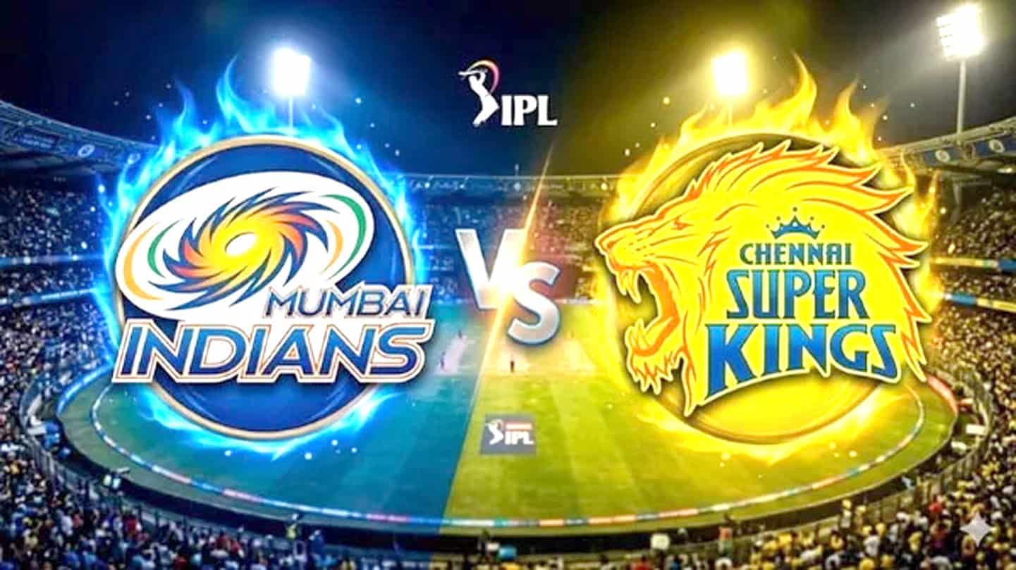 انڈین پریمیئر لیگ میچ، ممبئی انڈینز اور چنئی سپر کنگز کے درمیان.
