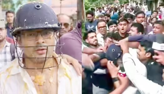ابھیشیک بنرجی پر حملہ ‘ انڈے پھینکے گئے ‘ چور چور کے نعرے