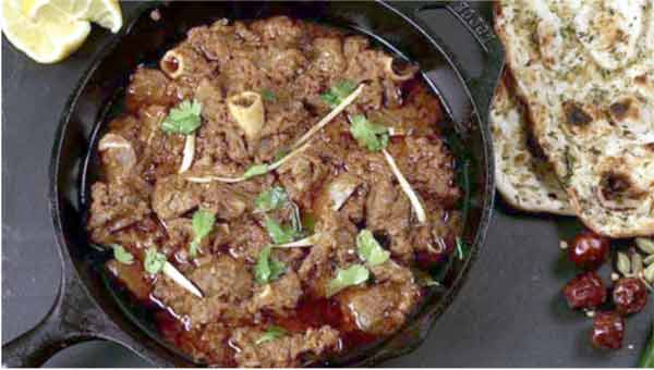 گوشت کا سالن، مصالحہ دار پاکستانی کھانا، گوشت کی ڈش، رو.