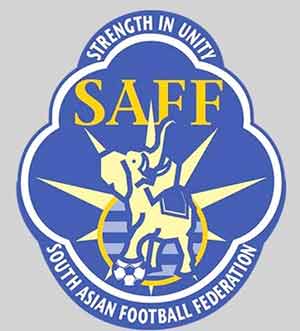 SAFF کا لوگو، جنوبی ایشیائی فٹبال فیڈریشن کا نشان.