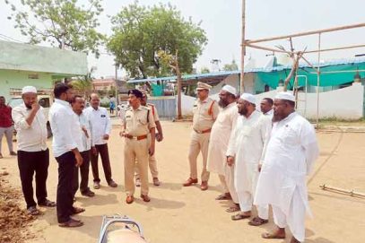 مٹ پلی میں سلاٹر ہاؤز کی تنقیح ، ڈی ایس پی کا دورہ