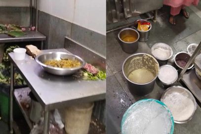 کاکروچ کی افزائش، باسی بریانی کی وجہ سے حیدرآباد کے کھانے کی دکان بند