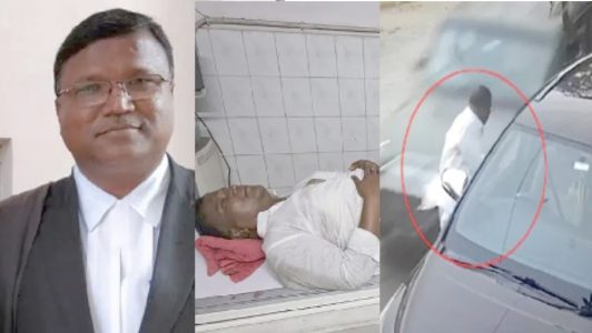 قتل ایسا کہ حادثہ نظر آئے ‘ شہر میں سینئر و کیل خواجہ معز الدین کو گاڑی سے اڑا دیا گیا