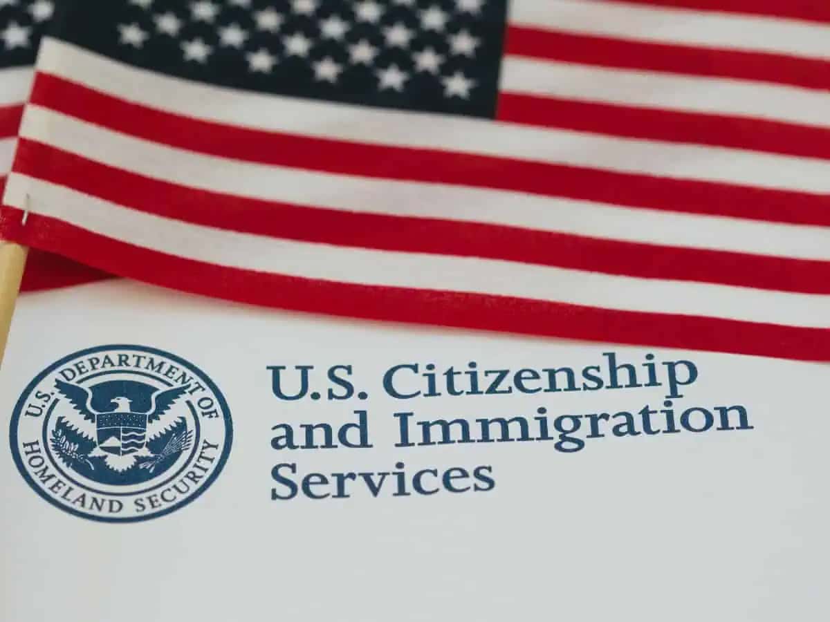 U.S. شہریت اور امیگریشن خدمات کا نشان، امریکی پرچم کے سات.
