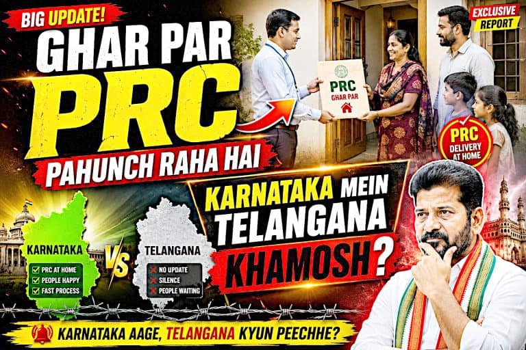 کیرناٹک میں PRC کے عمل کی تلنگانہ میں نقل.