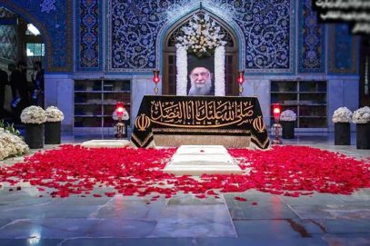 آیت اللّٰہ خامنہ ای کی قبر کی ویڈیو اور تصاویر سامنے آ گئیں
