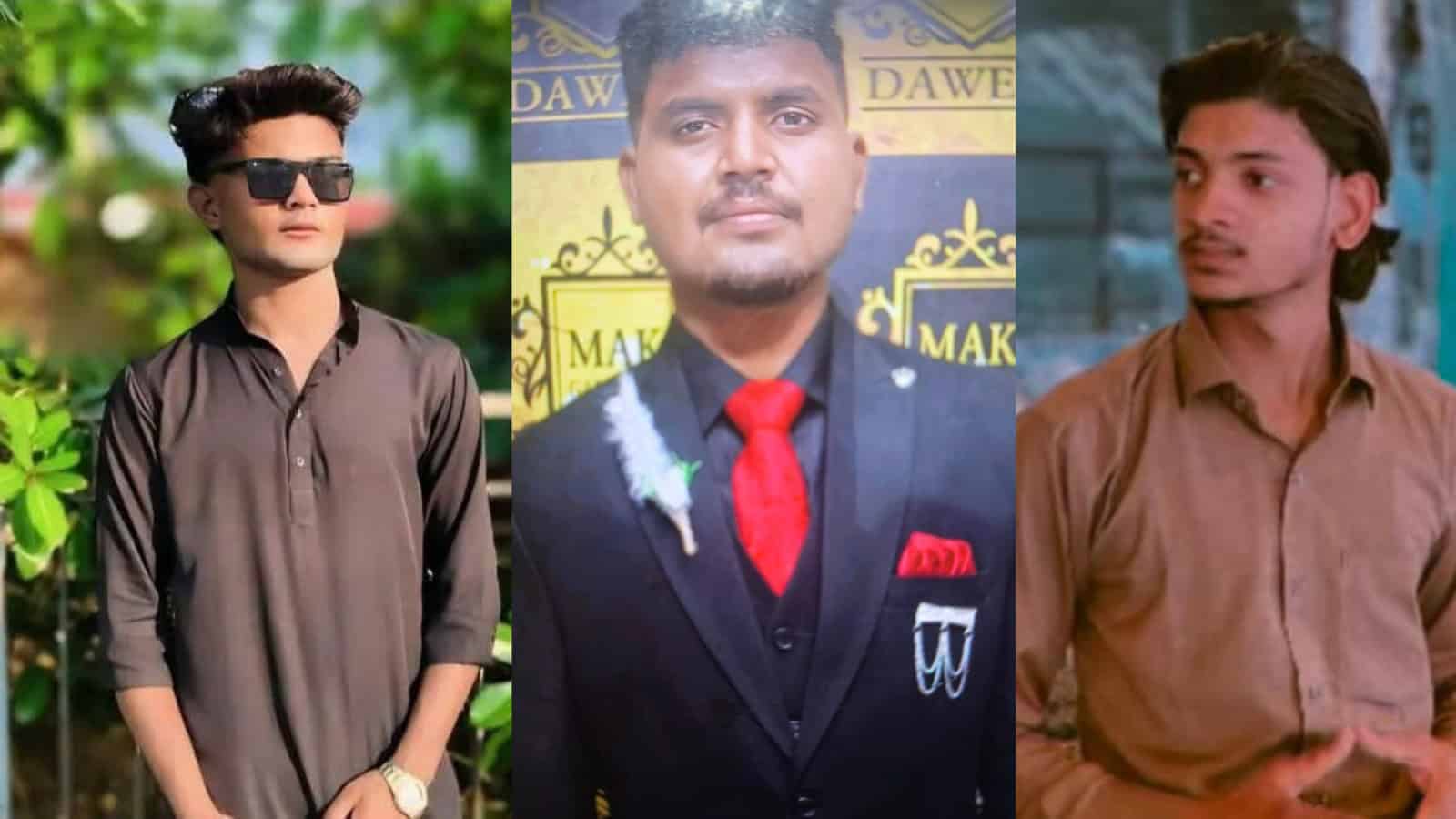 مختلف افراد کی تصاویر، نوجوان اور نوجوان مرد، مختلف پس منظر.