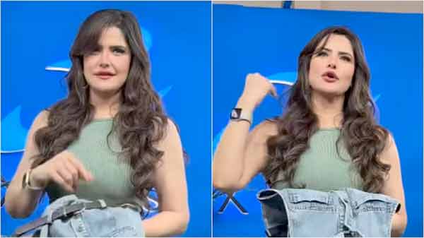 خاتون کے بالوں کا اسٹائل اور گفتگو کی تصویر.