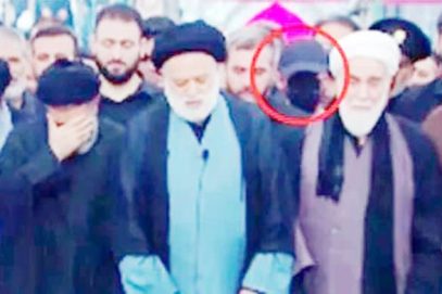 آخری رسومات میں نقاب پوش شخصیت ۔کیا وہ مجتبیٰ خامنہ ای تھے؟