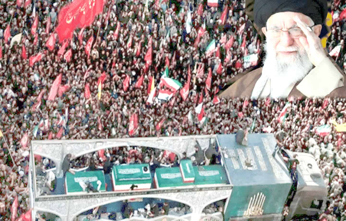 آیت اللہ علی خامنہ ای کی مشہد میں تدفین، عوام کی بڑی تعداد.