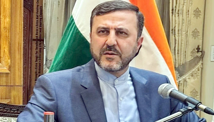 وزیر داخلہ پریس کانفرنس میں گفتگو کرتے ہوئے.