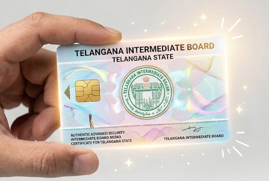 تلنگانہ انٹرمیڈیٹ بورڈ کا شناختی کارڈ، سرکاری تعلیمی دستاویز.