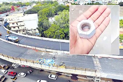 افتتاح کے 10 دن بعد سعید آباد اسٹیل برج کے بولٹ گرنے لگے