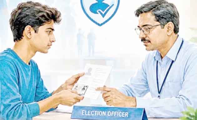 انتخابات کے دوران ووٹ کی تصدیق کے لیے ملاقات.