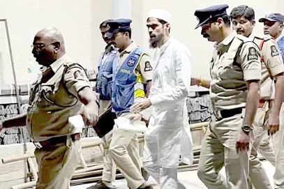 ایچ وائی سی کا سربراہ سلمان خان گرفتار، راجہ سنگھ کیخلاف کارروائی کرنے دستخطی مہم اور بھوک ہڑتال پر پولیس کی کارروائی