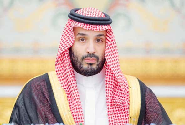 سعودی عرب کے شاہی خاندان کے فرد کی روایتی لباس میں تصویر.