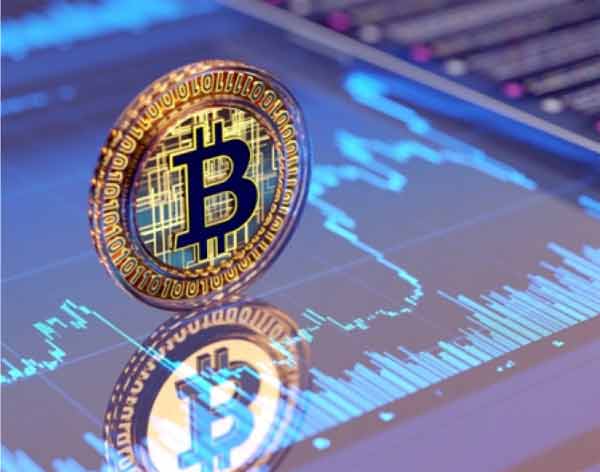 کرپٹو کرنسی بیٹ کا سکرین شاٹ، مالیاتی مارکیٹ کا گراف.