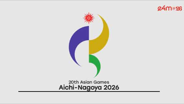 ایشین گیمز 2026 کا سرکاری لوگو، آچی-ناغویا میں انعقاد.