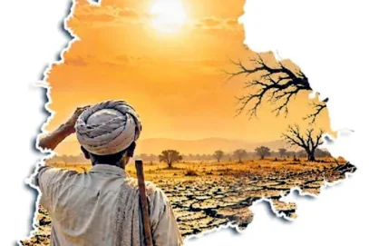 تلنگانہ میں 31 اضلاع کے 365 منڈلس خشک سالی کا شکار