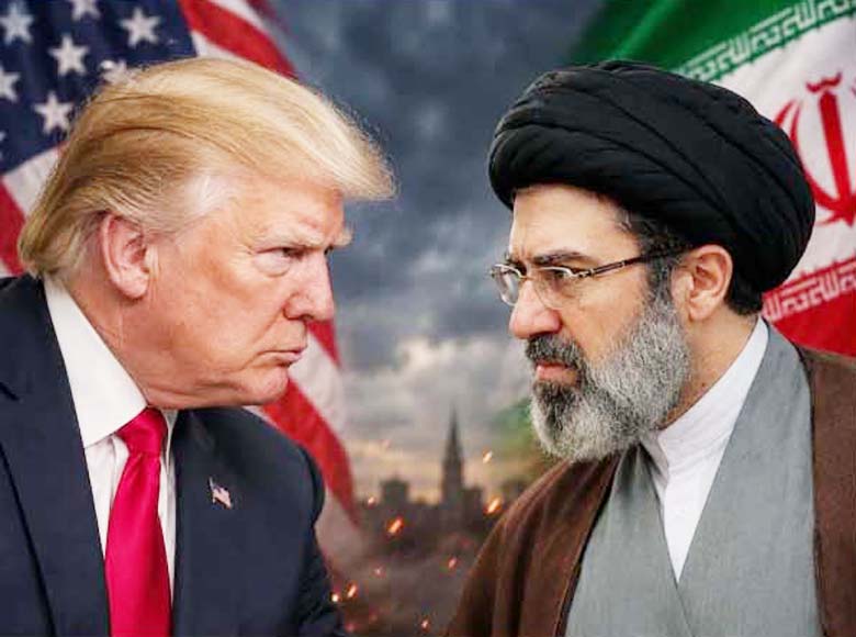 امریکی اور ایرانی رہنماؤں کی ملاقات، سیاسی مذاکرات کی تصویر.